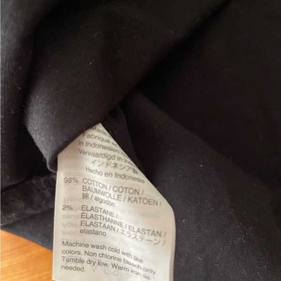 Cotton JCrew Top with Black Ruffle Sleeves - Picture 4 of 4